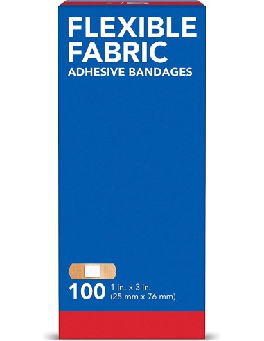 Vendajes adhesivos de tela flexible