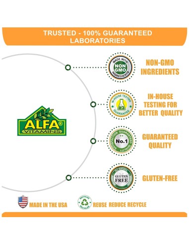 Alfa Vitamins® Vitamina C 1000 mg para soporte...