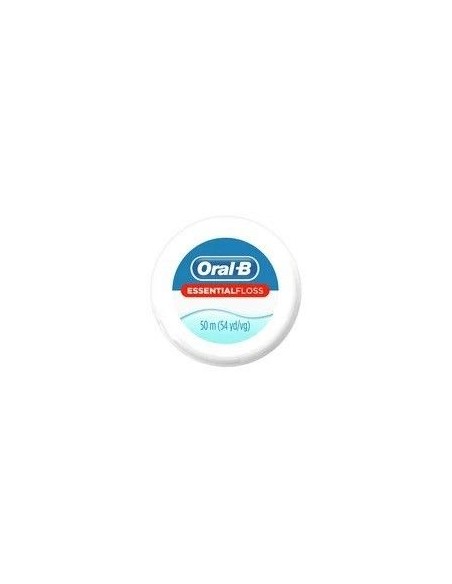 Oral-B EssentialFloss Mint Dental Flos, Defensa de la cavidad, encerado, 50 m