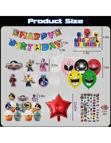 108 piezas de suministros para fiesta de...