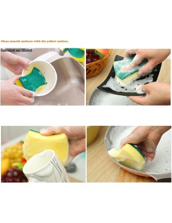 Esponja de limpieza de cocina, ecológica antiarañazos... 2