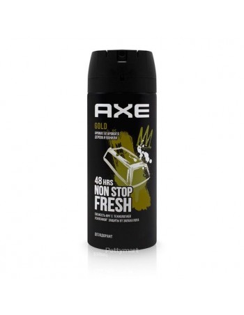 Axe Gold Body Spray Desodorante para hombre, 150 ml
