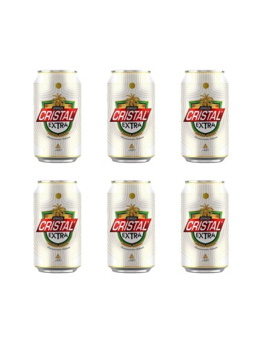 Cerveza Cristal Extra 355ml 6 unidades