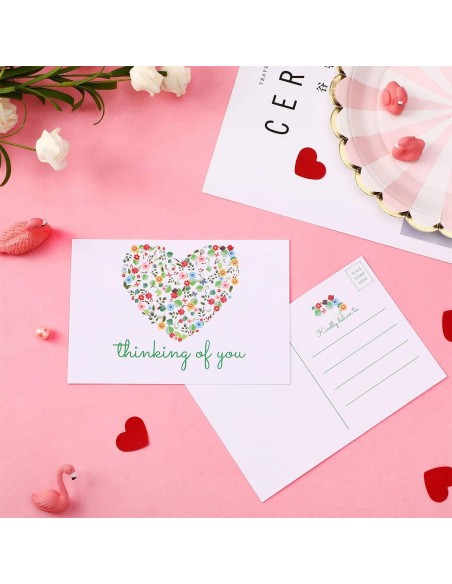 tarjetas postales para tarjetas de felicitación con diseño de flores que te faltan para la amistad y el apoyo