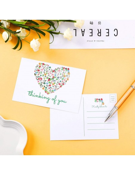 tarjetas postales para tarjetas de felicitación con diseño de flores que te faltan para la amistad y el apoyo