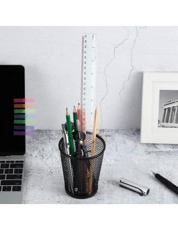 Regla de plástico transparente de 12 pulgadas 2