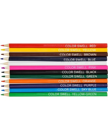 Color Swell Paquetes de lápices de colores , 12...