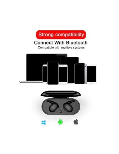 Auriculares inalámbricos con Bluetooth 5,0,...
