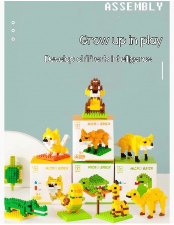 Juguete de bloques de construcción de pellets de animales... 2