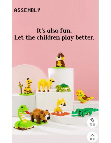 Juguete de bloques de construcción de pellets...