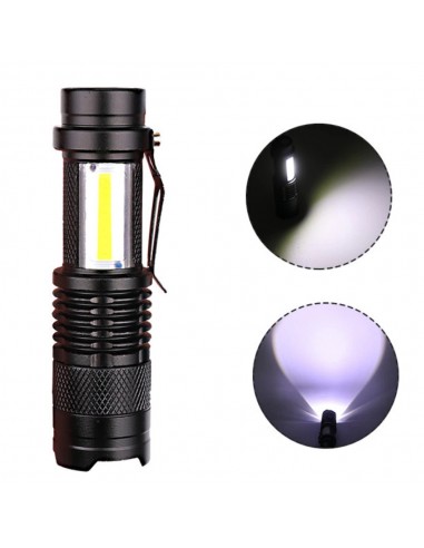 Minilinterna LED recargable, linterna XPE +