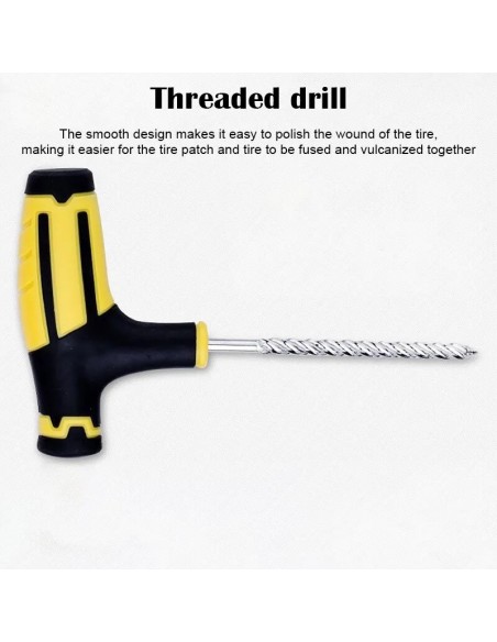 Herramienta para ponche de neumático sin cámara