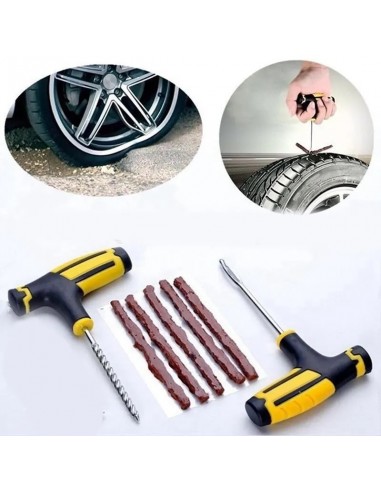 Herramienta para ponche de neumático sin cámara