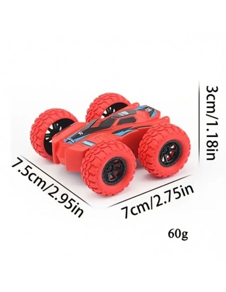 Coche Rojo De Juguete Flip Niños Inercia Camión Volquete De Doble Cara Juguetes Para Niños Para Niños