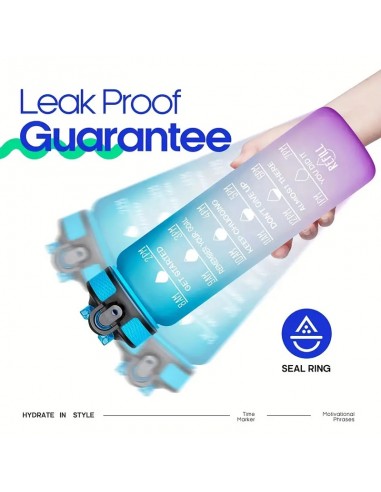 Botella De Agua Con Degradado De 32 Oz Con...