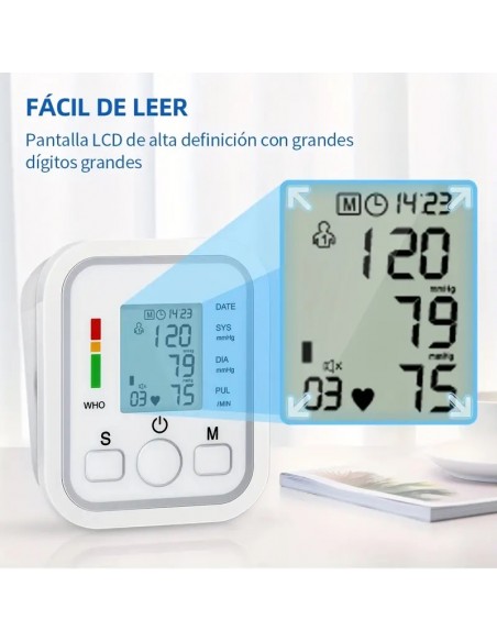 Tensiómetro, Aparato Medidor De Presión Arterial Automático Para El Hogar.