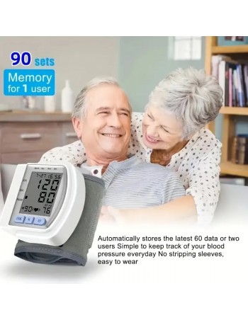 Monitor De Presión Arterial De Muñeca Con Voz, (No... 2