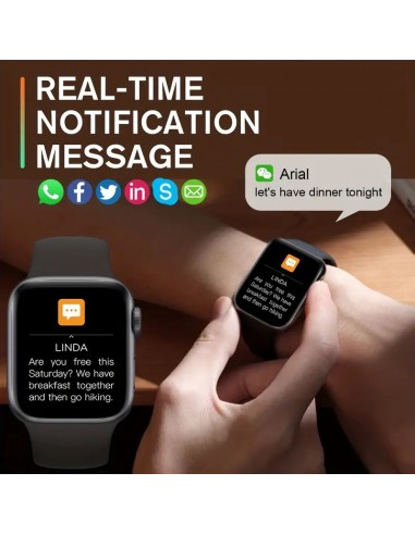 Reloj Inteligente Rosado , Pantalla De 1,83...