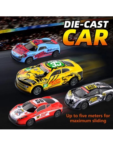 5 coches De Aleación De Carreras