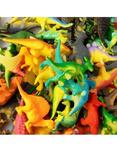 78 piezas de juguetes de figuras de dinosaurios...