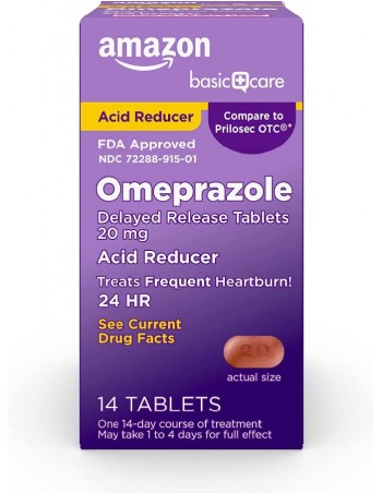 Basic Care Omeprazol, tabletas de liberación retardada,...