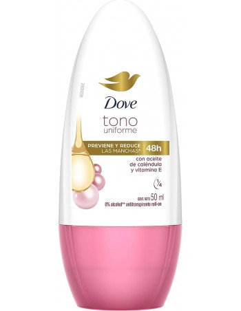 Antitranspirante en Roll On DOVE Tono Uniforme Caléndula...