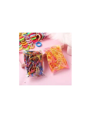 Conjunto de bandas de pelo de colores para...