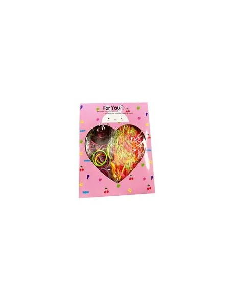 Conjunto de bandas de pelo de colores para niñas, accesorios de goma elástica de nailon,