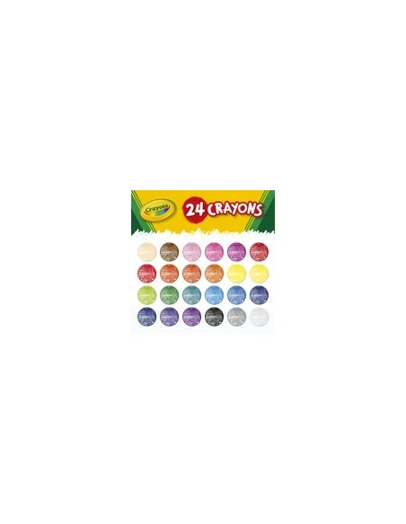 Lápices de colores clásicos Crayola, colores surtidos, regreso a la escuela, 24 unidades