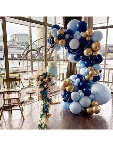 72 Uds. de Globo Azul Garland Arch Bienvenido Baby Shower Día de San Valentín fiesta de cumpleaños decoraciones de boda