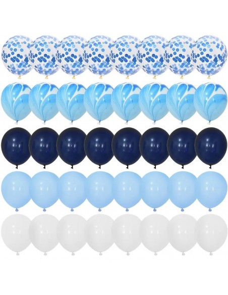 Juego de globos 40 uds, azules de piezas