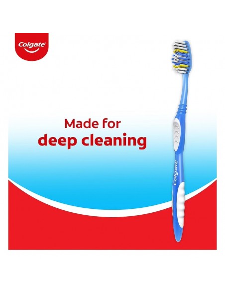 Colgate Extra Clean Cepillo de dientes , Suave, Varía pack de 6