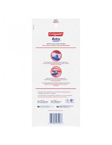 Colgate Extra Clean Cepillo de dientes , Suave,...