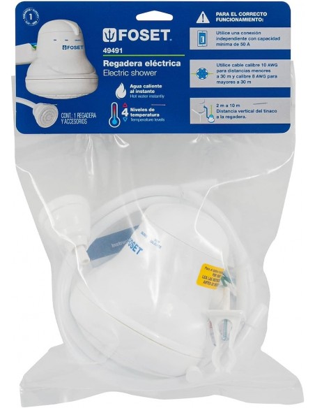 FOSET Ducha eléctrica