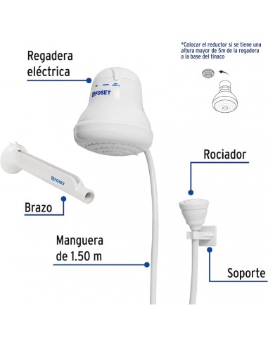 FOSET Ducha eléctrica