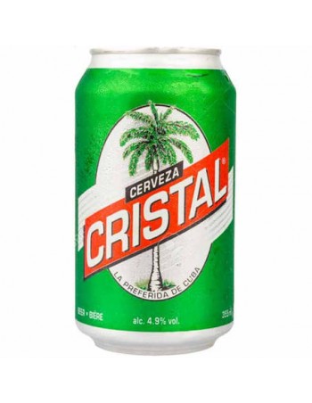 1 Cerveza cristal de lata 355 ml  4,9% Alc. Vol