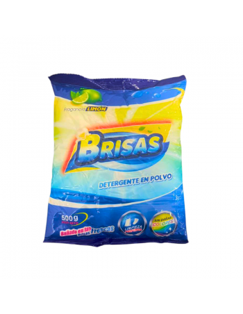Brisas Detergente en Polvo Aroma Limón 500 g