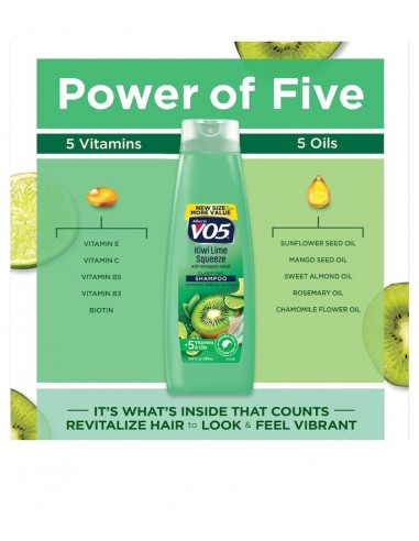 Champú Clarificante Kiwi Lime Squeeze VO5,...