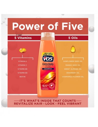 Champú Voluminizador Extra Body VO5 con...