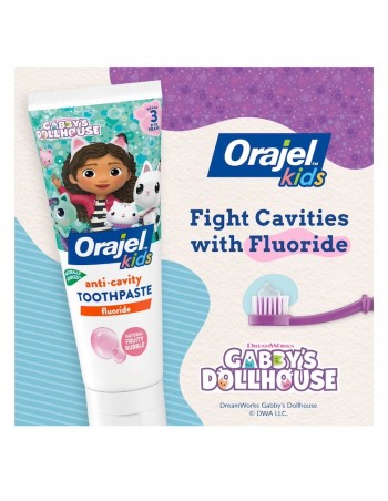 Orajel Kids Anti-Cavity Fluoride Toothpaste - Natural... 2