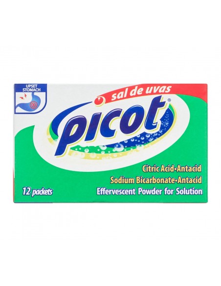 Picot Sal de Uvas Antiacido Efervescente 12 sobres