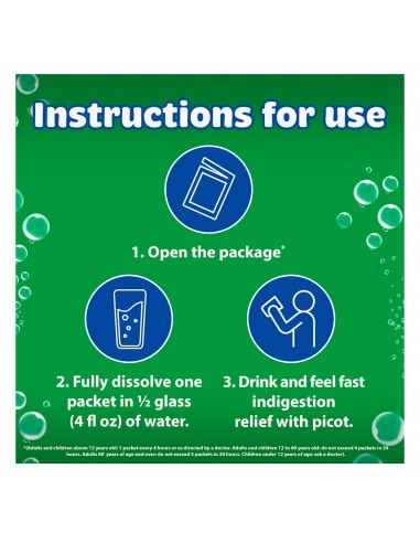 Picot Sal de Uvas Antiacido Efervescente 12 sobres