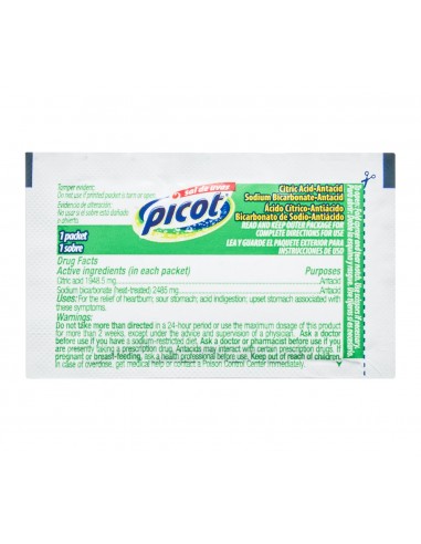 Picot Sal de Uvas Antiacido Efervescente 12 sobres