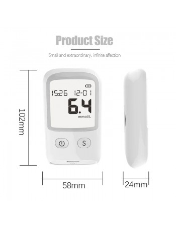 Kit de Monitoreo de Glucosa en Sangre - EasyCheck 2