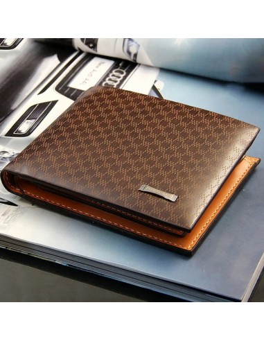 Nueva Cartera de fibra de carbono color café