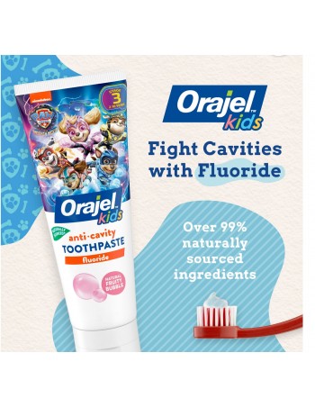 Orajel Kids Paw Patrol Natural Fruity Bubble Anticavity... 2