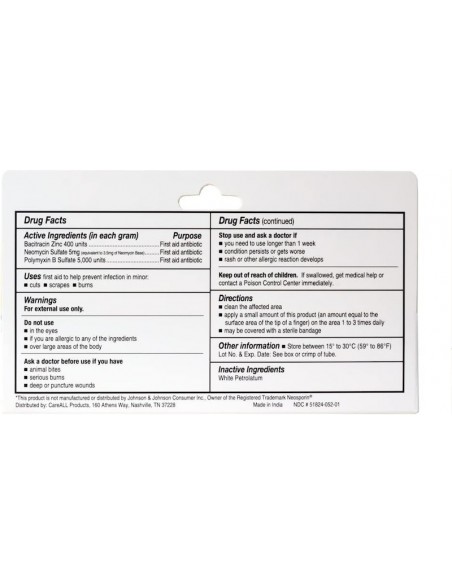 Antibiótico Triple Acción CareAll 1 oz (28g)