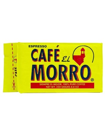 Café molido con cafeína tostado oscuro Cafe El Morro...