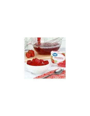 Postre de gelatina de gran valor, fresa, 3 oz 2