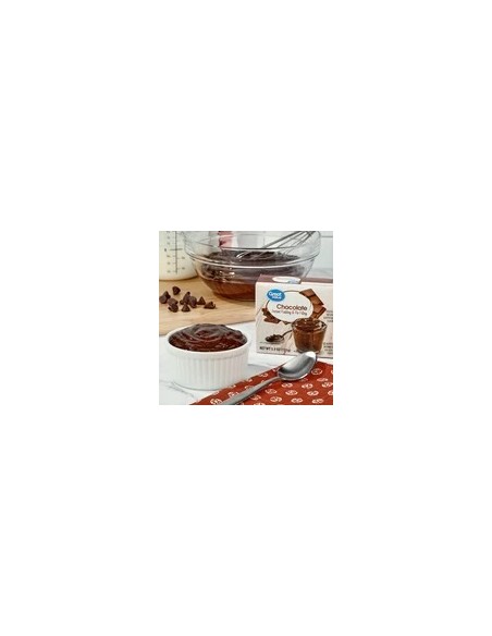 Relleno de pudín y pastel instantáneo de chocolate de gran valor, 3.4 oz. Porciones.